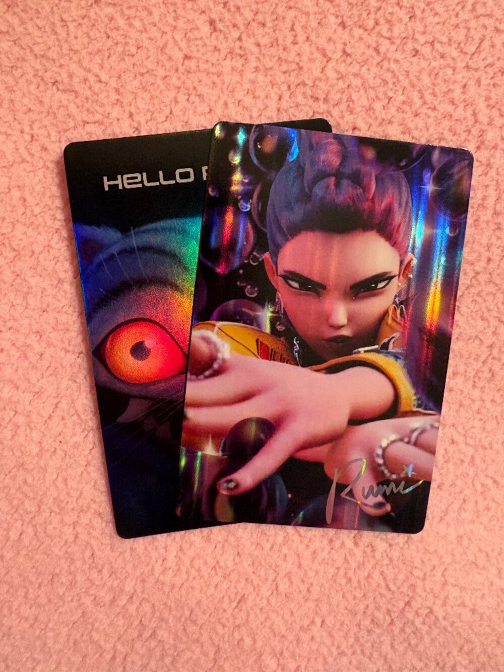 McDonald's X KPop Demon Hunters Rumi Card